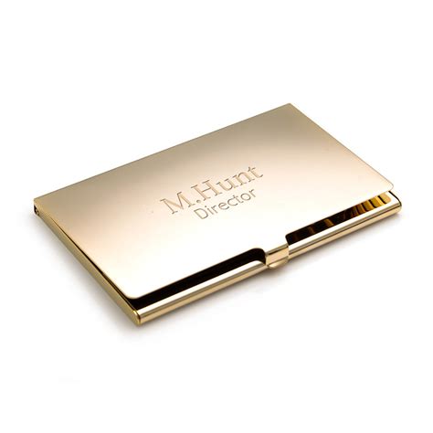 target gold business card holder